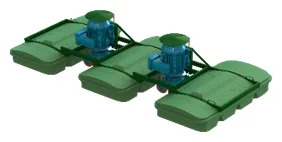Flutuante para 2 bombas monobloco de 75 CV