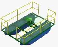 Flutuante naval para bomba monobloco de até 50 CV com corrimão
