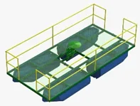 Flutuante naval para bomba monobloco de até 100 CV