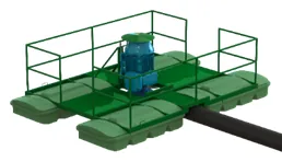 Flutuante para bomba monobloco de até 200 CV com saída lateral